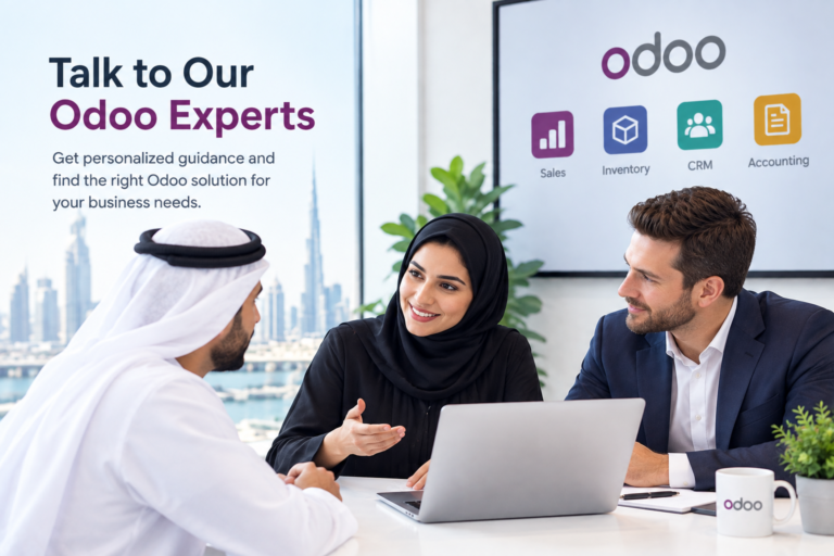 Talk to Odoo experts for ERP solutions in Dubai and UAE