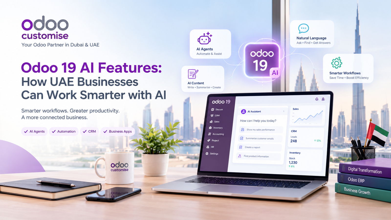 Odoo 19 AI Functionalities: Opportunities for UAE Companies to  Use Smart AI to Their Advantage